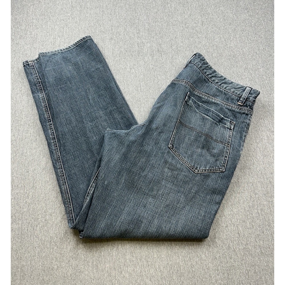 Island Soft Jeans Mens 36x32 Blue Denim‎ Pants Straight Leg Regular Fit
